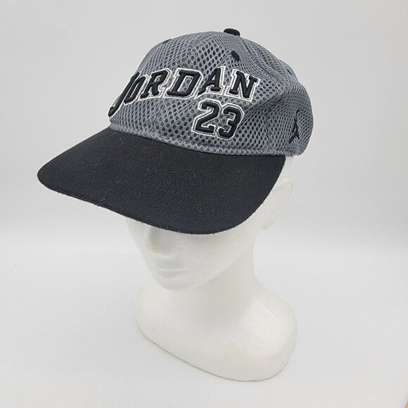 Jordan 23 Jumpman Youth Snapback‎ Hat Gray Black - Picture 1 of 7